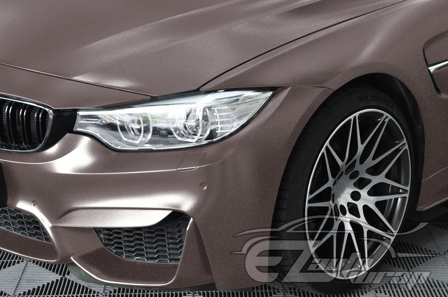 Matte Metallic Satin Pearl Gunmetal Gray Vinyl Wrap