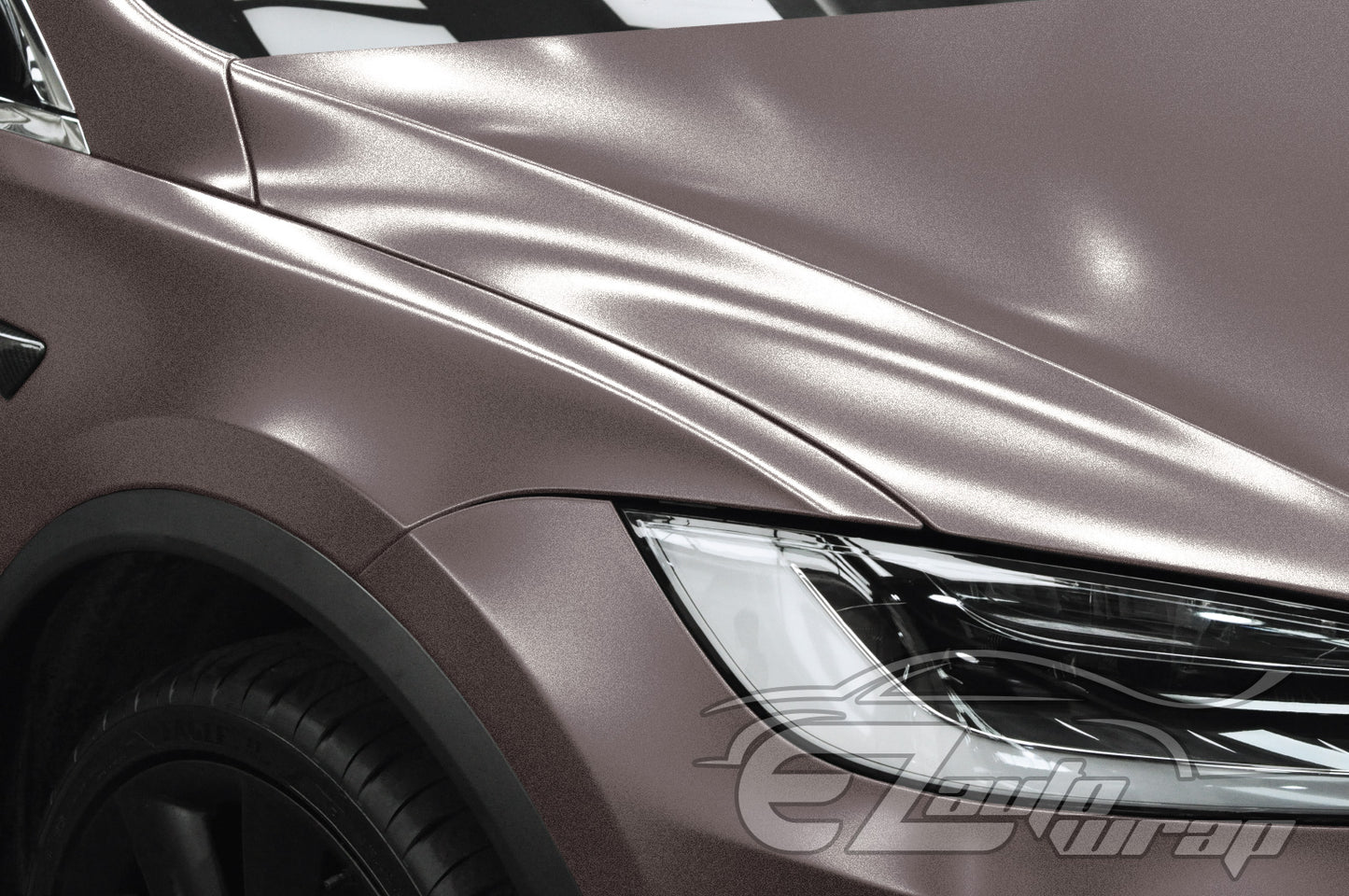 Matte Metallic Satin Pearl Gunmetal Gray Vinyl Wrap