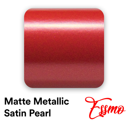 Matte Metallic Satin Pearl Red Vinyl Wrap