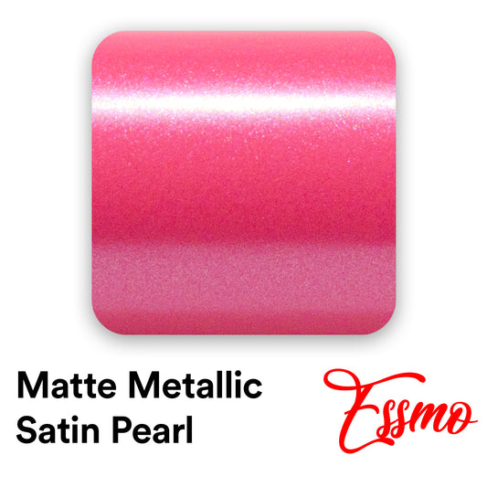 Matte Metallic Satin Pearl Pink Vinyl Wrap