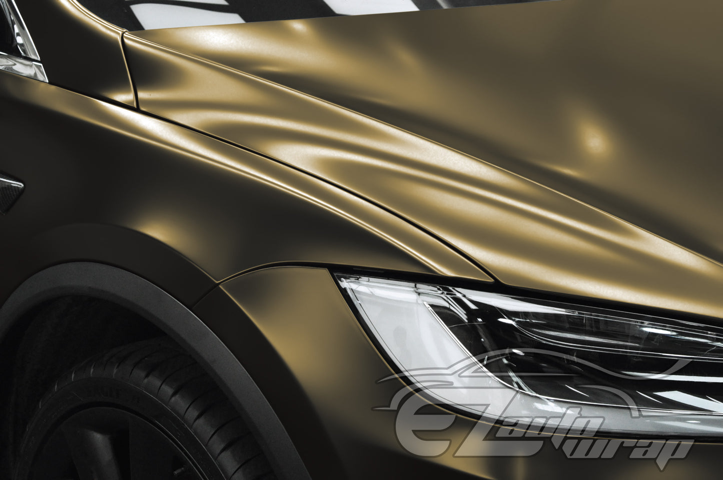 Matte Metallic Satin Pearl Black Bronze Vinyl Wrap