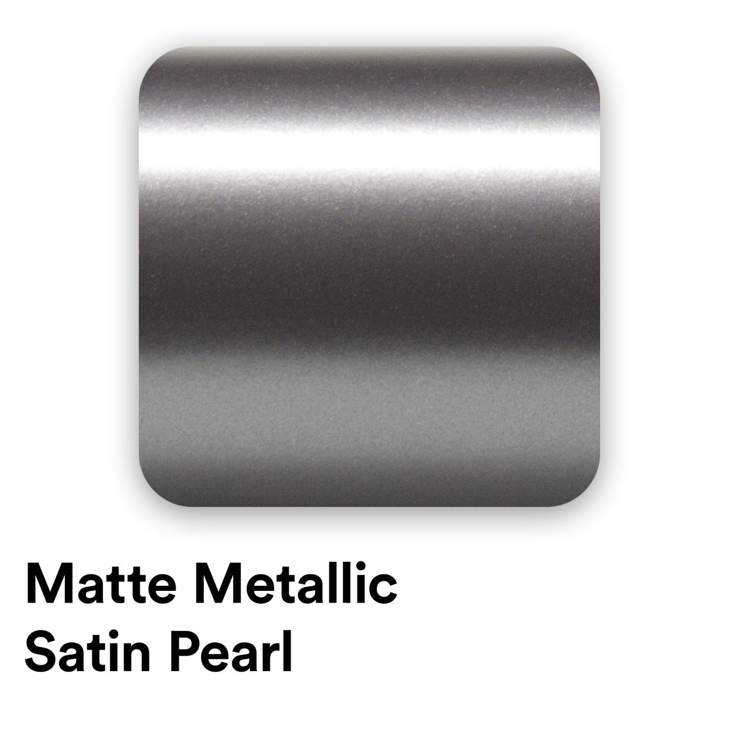 Matte Metallic Satin Pearl Titanium Gray Vinyl Wrap