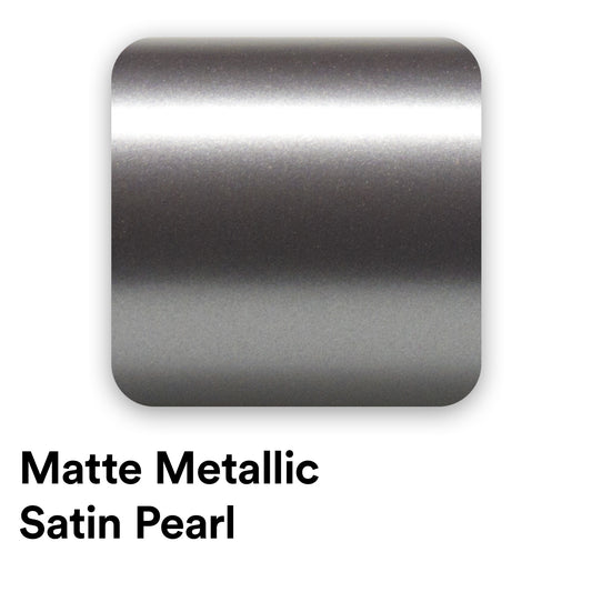 Matte Metallic Satin Pearl Titanium Gray Vinyl Wrap