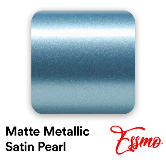 Matte Metallic Satin Pearl Lake Blue Vinyl Wrap