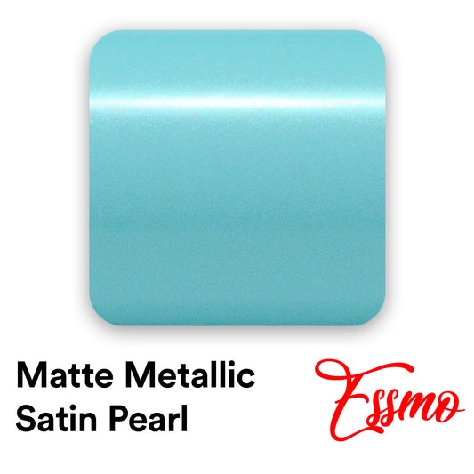 Matte Metallic Satin Pearl Teal Vinyl Wrap