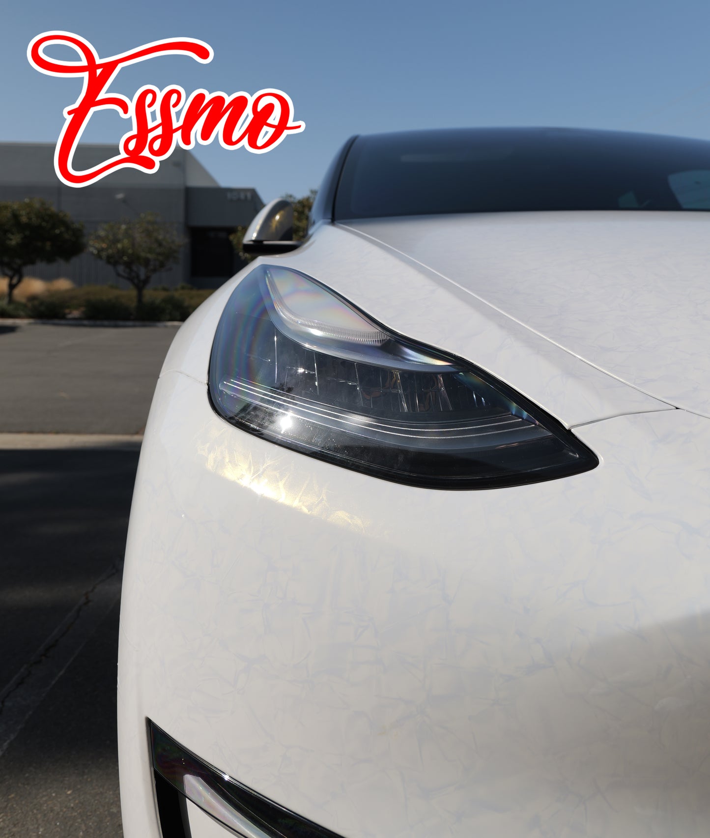 PET Marble Pearl Gloss White Gold Vinyl Wrap