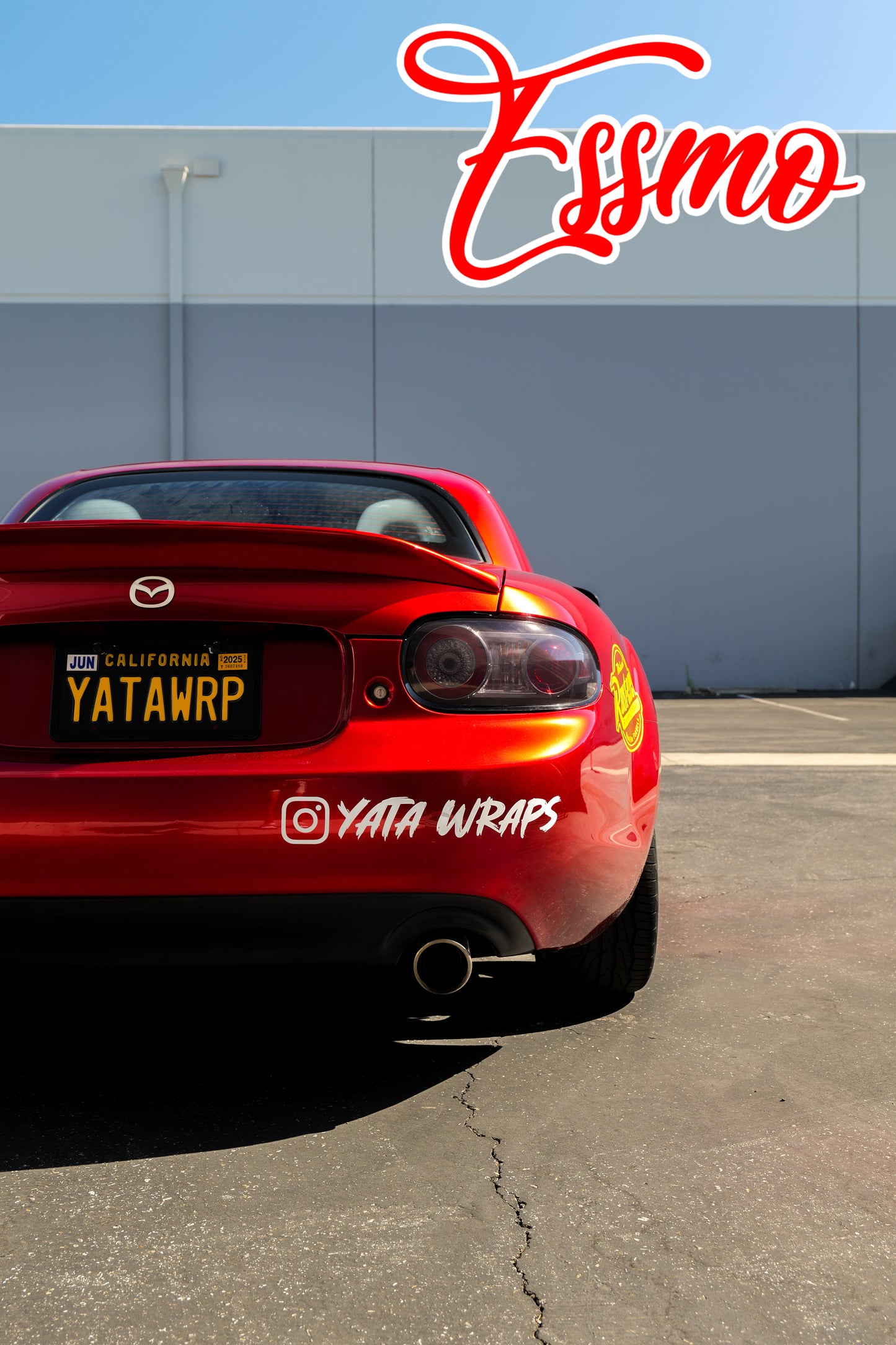 PET Super Gloss Metallic Gem Red Vinyl Wrap