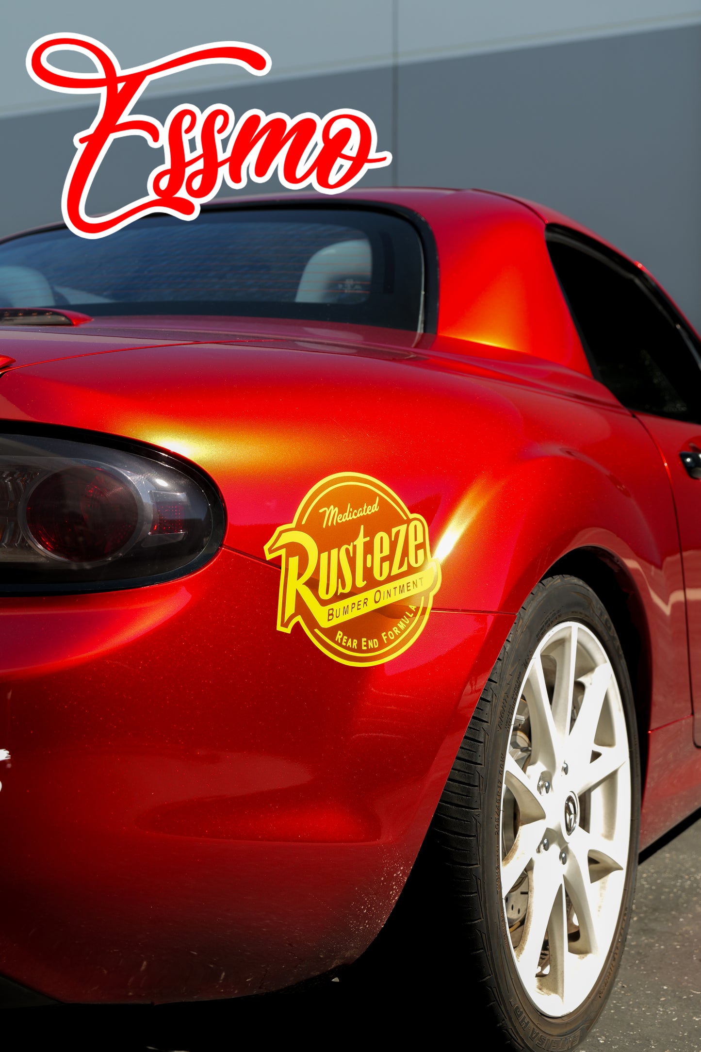 PET Super Gloss Metallic Gem Red Vinyl Wrap