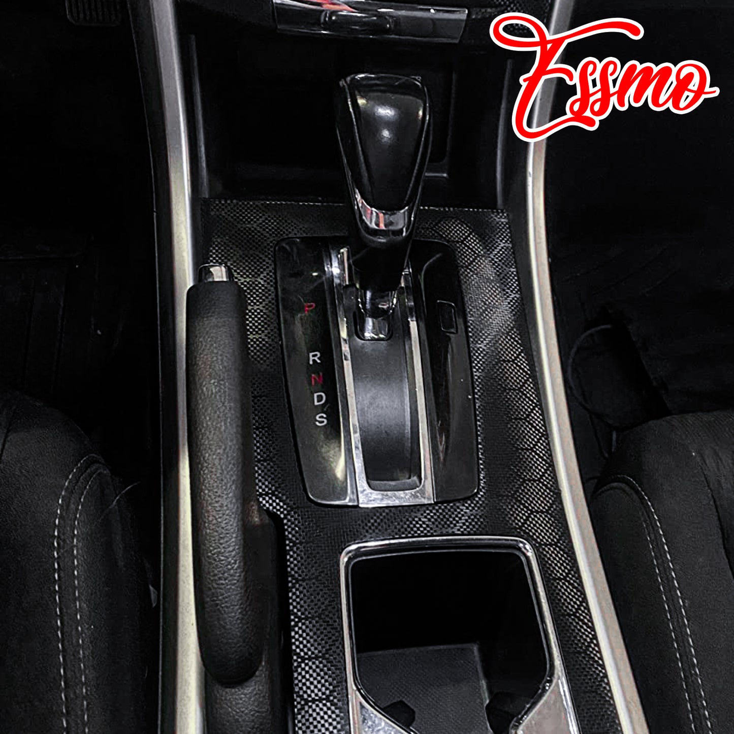 PET Honeycomb Carbon Fiber Satin Black Hex Vinyl Wrap