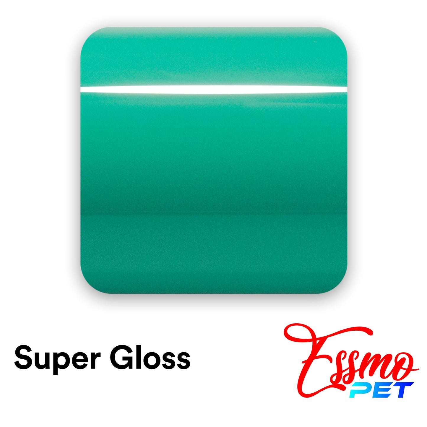 PET Super Gloss Caribbean Green Vinyl Wrap