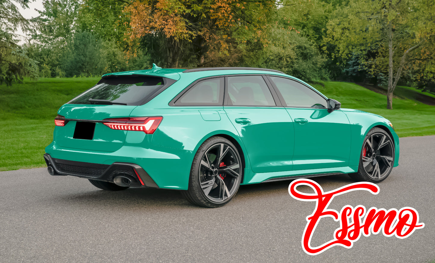 PET Super Gloss Caribbean Green Vinyl Wrap