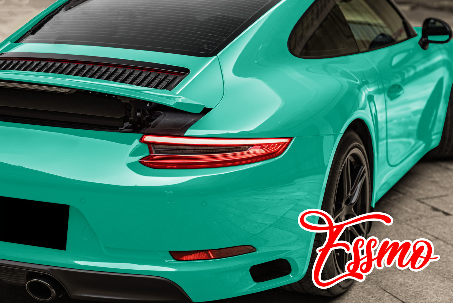 PET Super Gloss Caribbean Green Vinyl Wrap