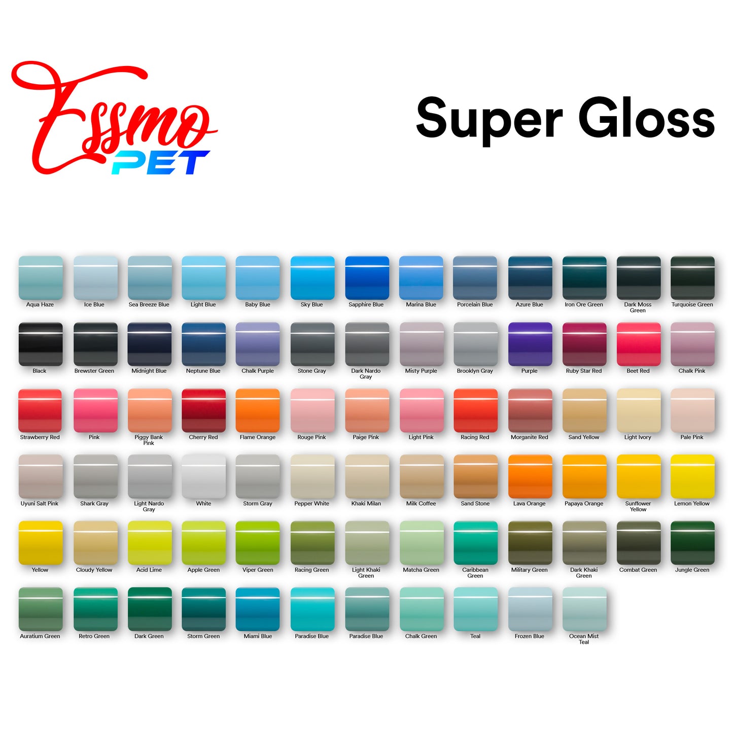 PET Super Gloss Sand Stone Vinyl Wrap