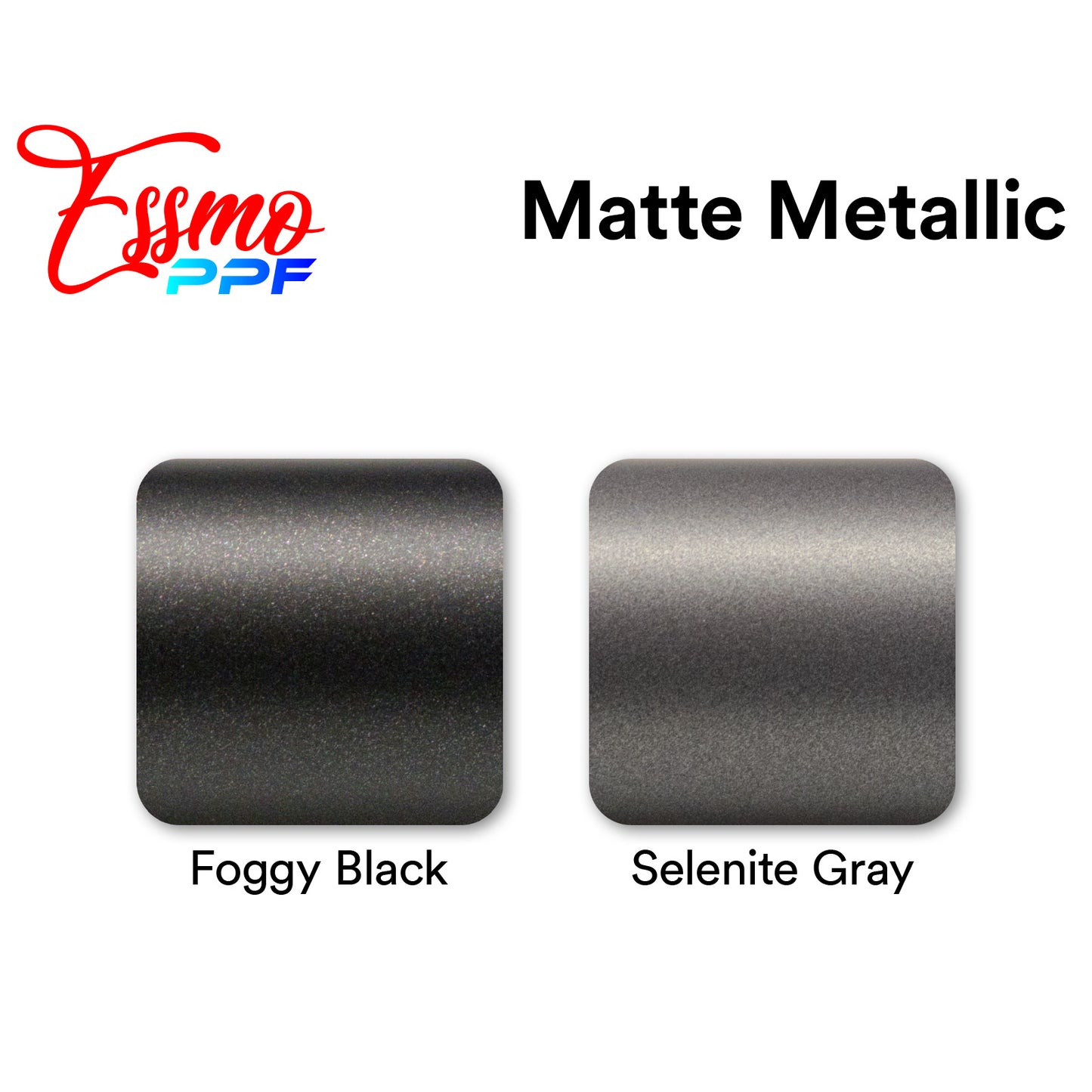Matte Metallic Foggy Black PPF Paint Protection Film TPU Full Roll Special Order