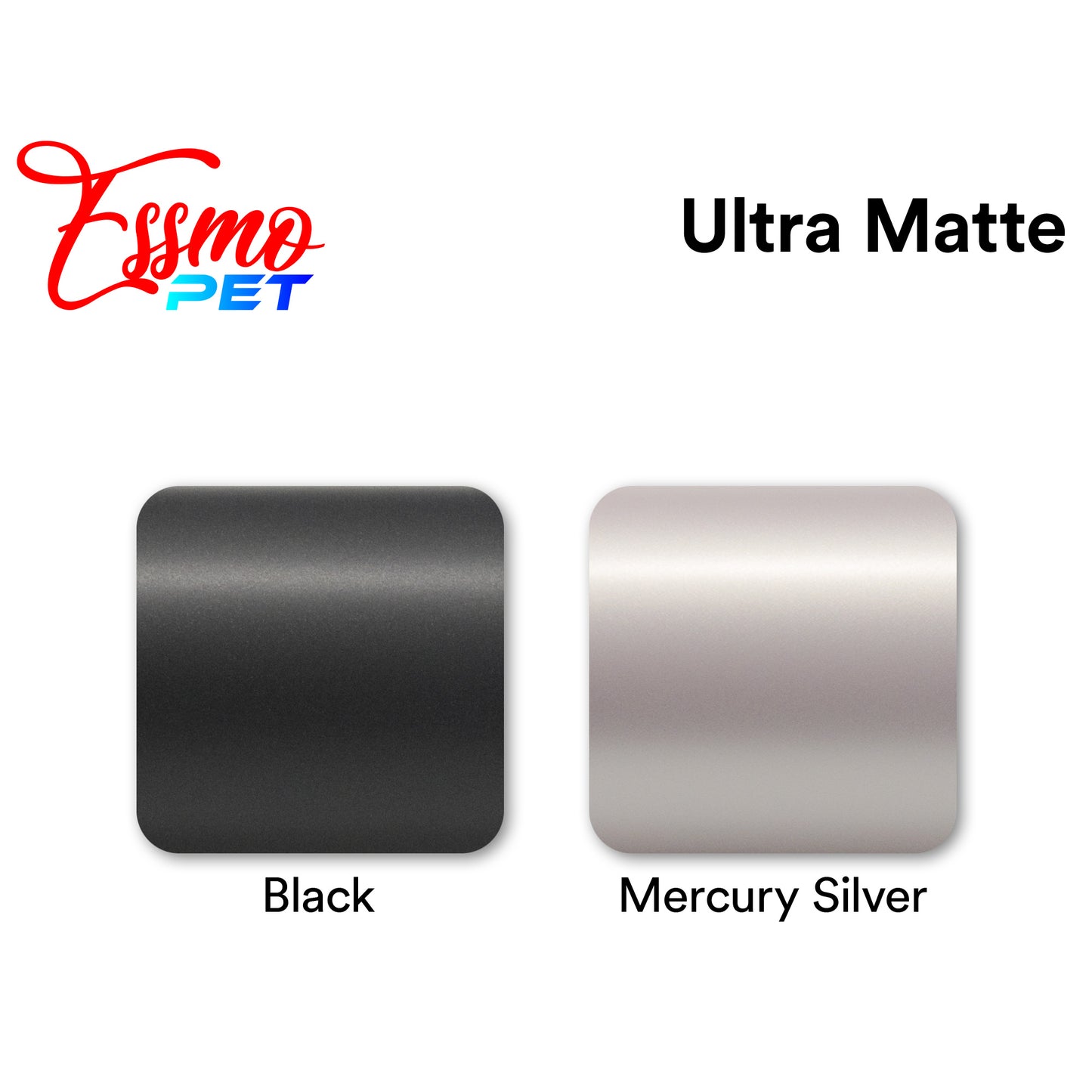 PET Ultra Matte Black Vinyl Wrap