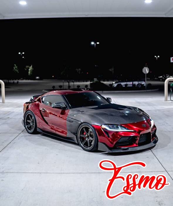PET Liquid Metallic Dragon Blood Red Vinyl Wrap