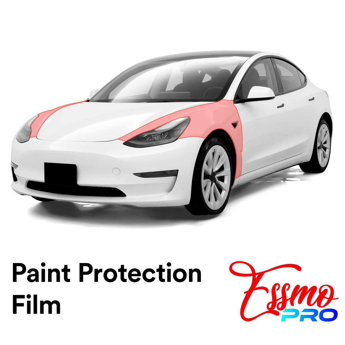 PPF Paint Protection Film Precut for Tesla Model 3 Gloss Clear TPU Invisible Scratches Shield Wrap DIY