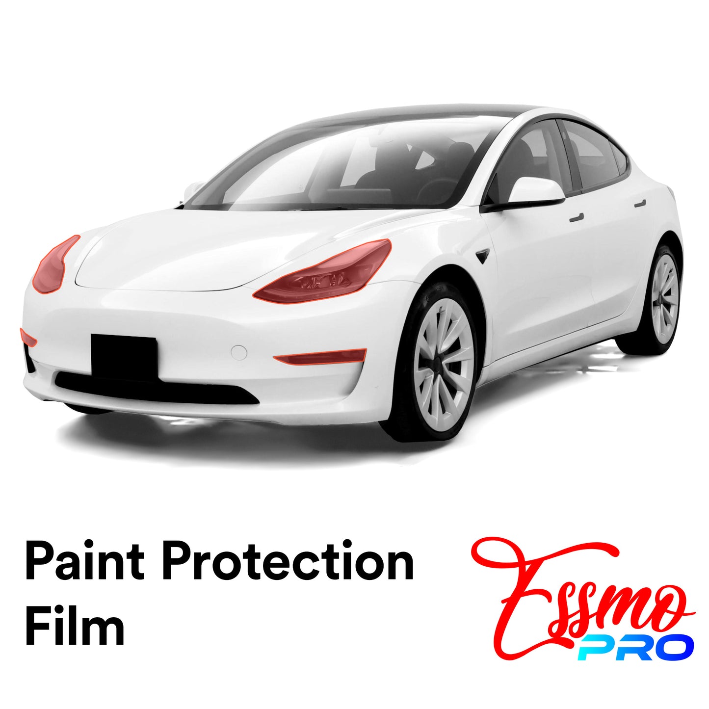PPF Paint Protection Film Precut for Tesla Model 3 Gloss Clear TPU Invisible Scratches Shield Wrap DIY