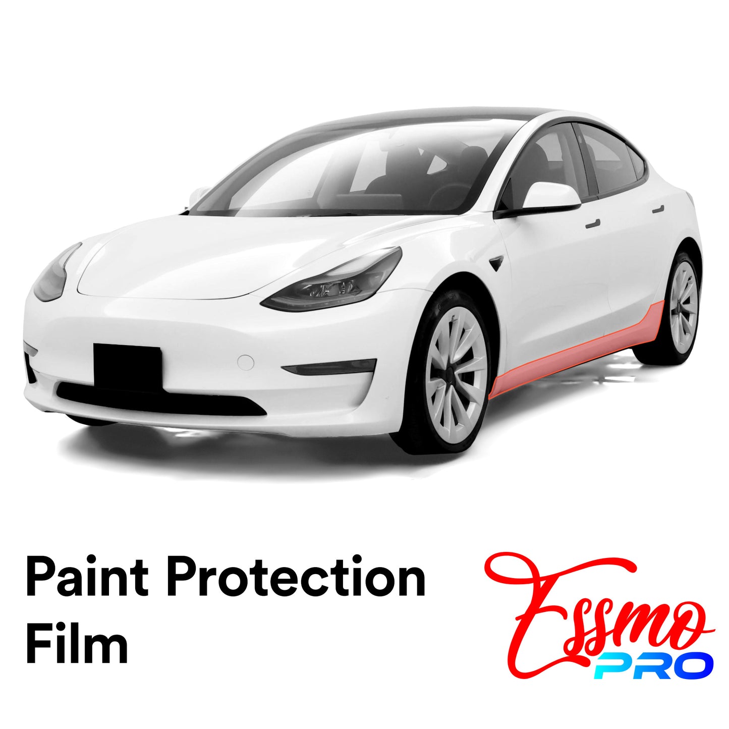 PPF Paint Protection Film Precut for Tesla Model 3 Gloss Clear TPU Invisible Scratches Shield Wrap DIY
