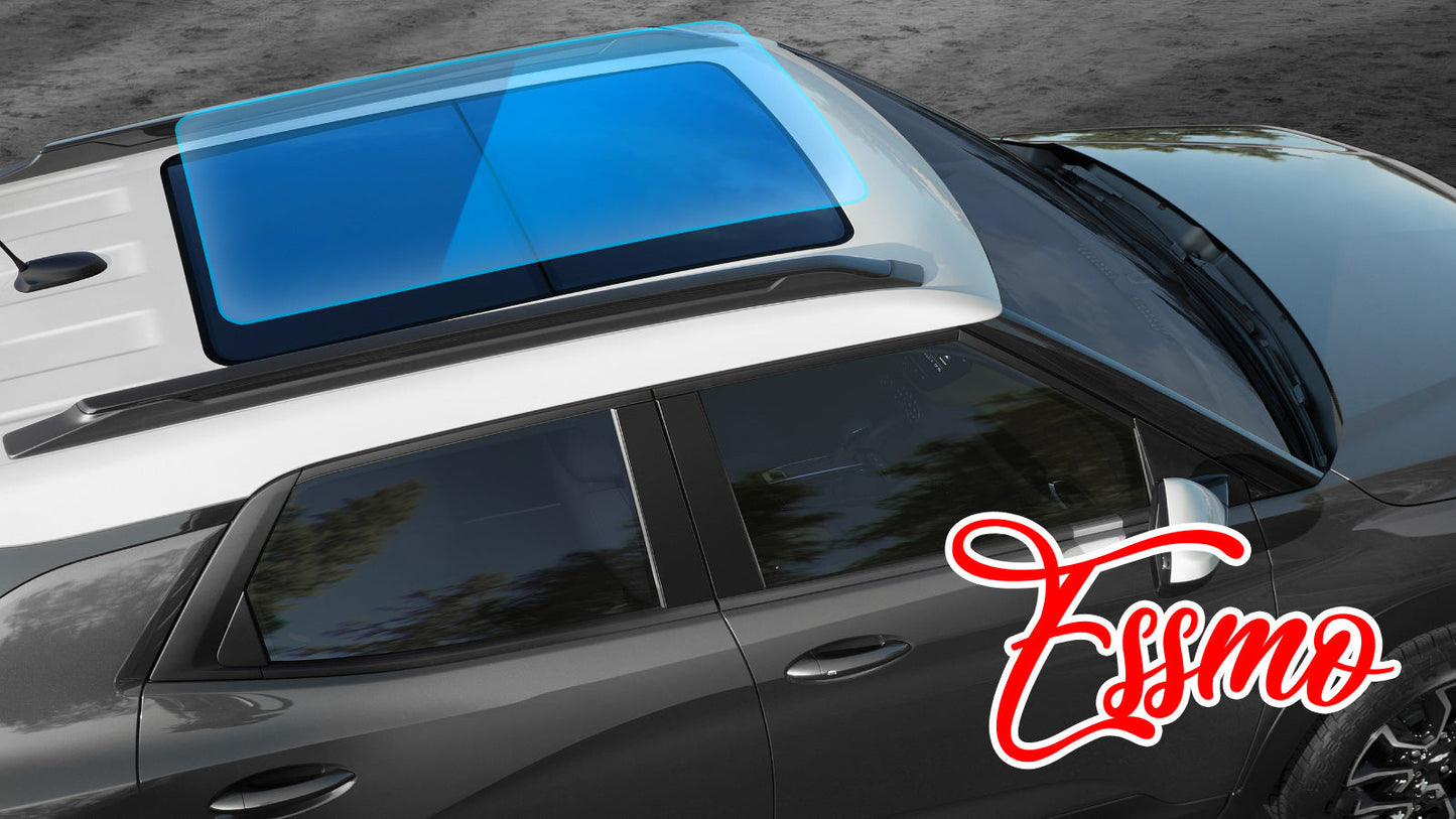 PPF Paint Protection Film Security Light Blue Glass Sunroof Clear Bra VLT70% UV99% Block Windshield