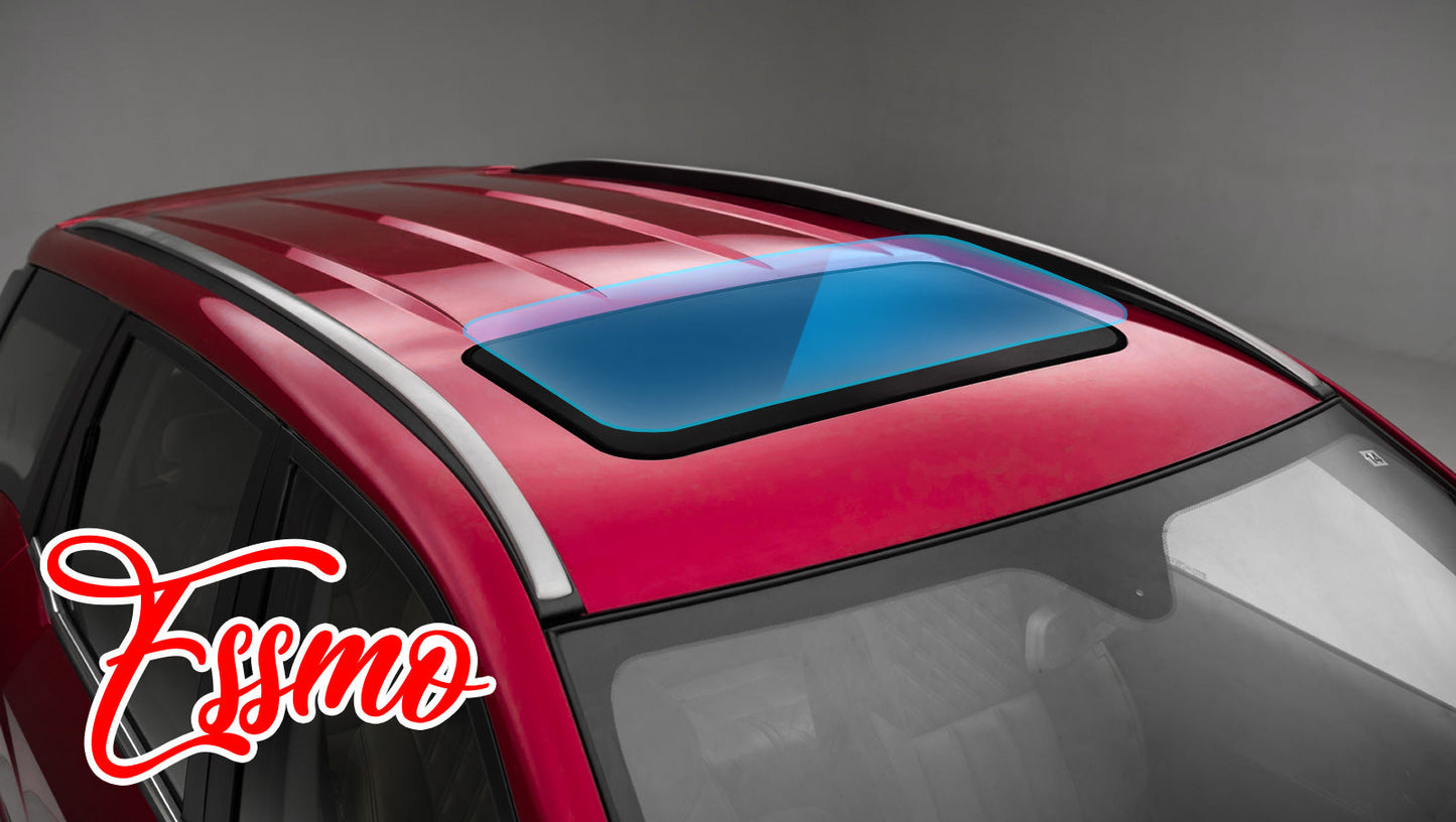 PPF Paint Protection Film Security Light Blue Glass Sunroof Clear Bra VLT70% UV99% Block Windshield