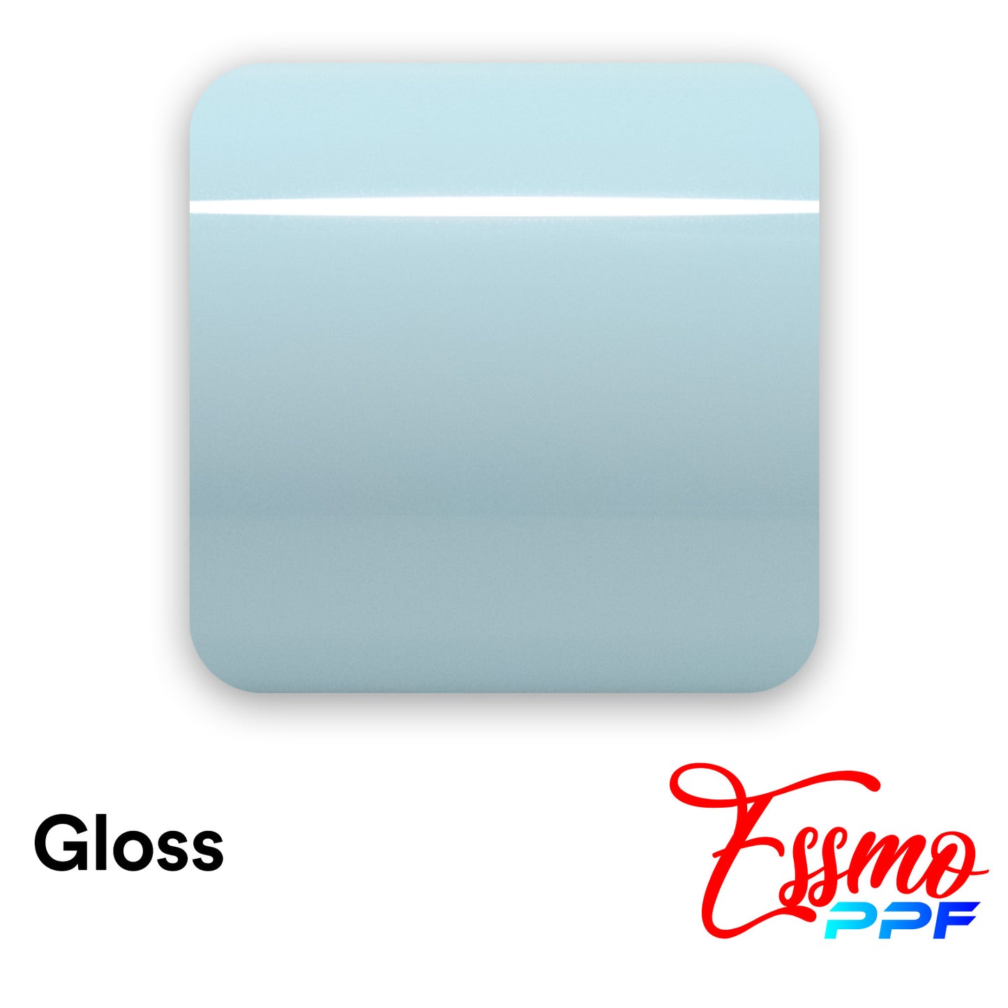 Gloss Frozen Blue PPF TPU Paint Protection Film Full Roll Special Order