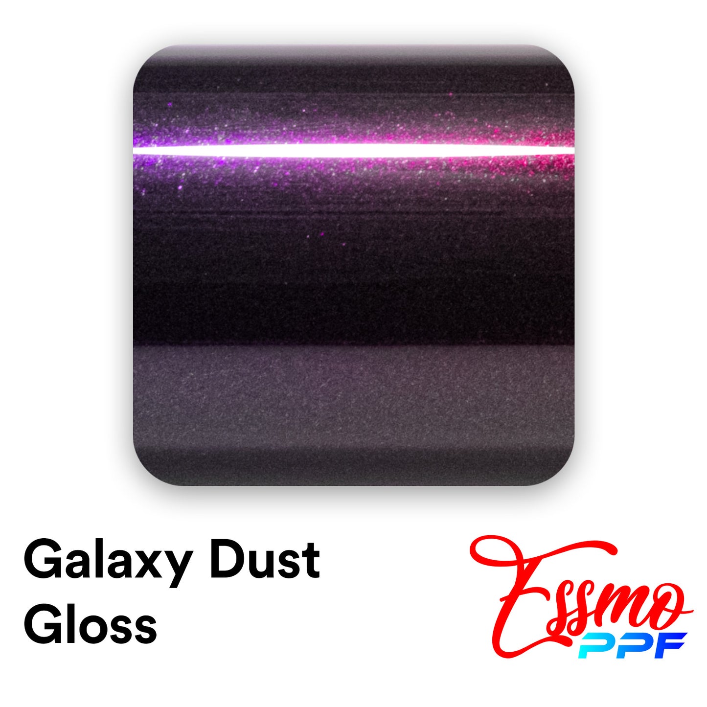 Galaxy Dust Gloss Devil Purple PPF TPU Paint Protection Film Full Roll Special Order