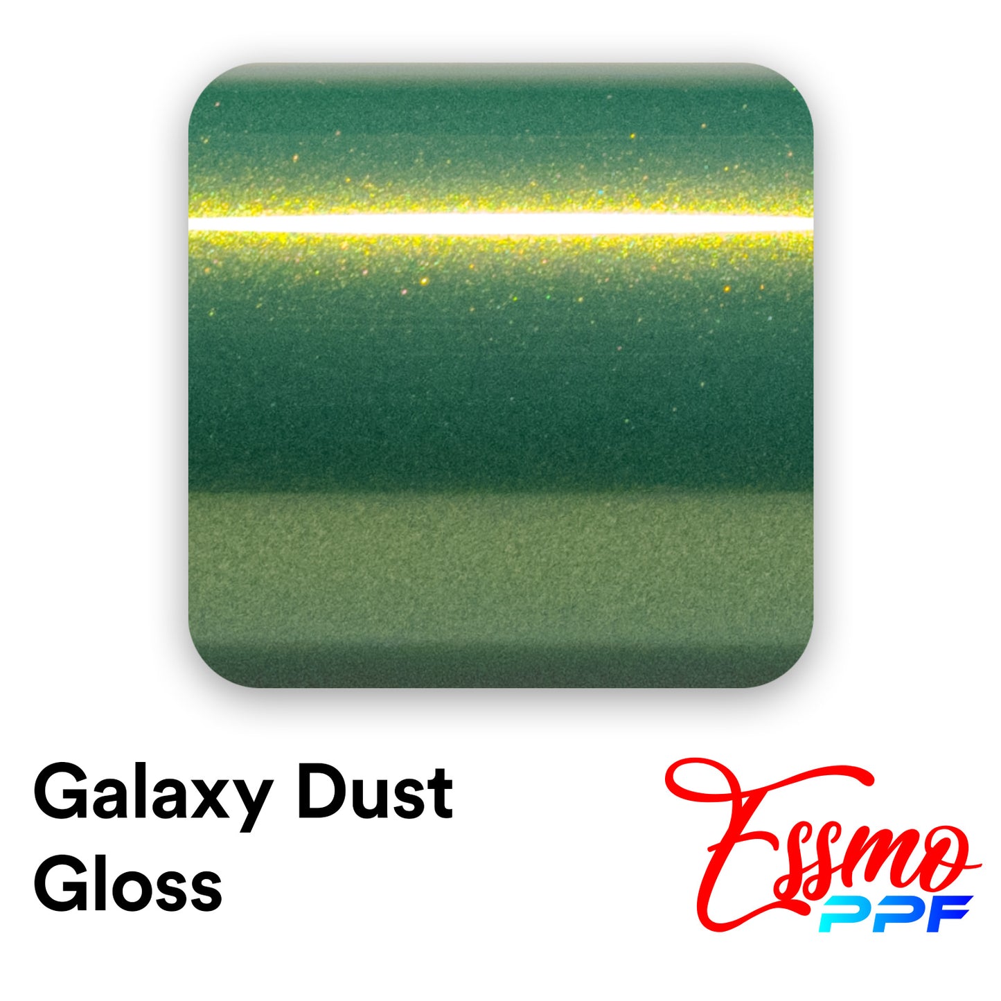 Galaxy Dust Gloss Emerald Green PPF TPU Paint Protection Film Full Roll Special Order