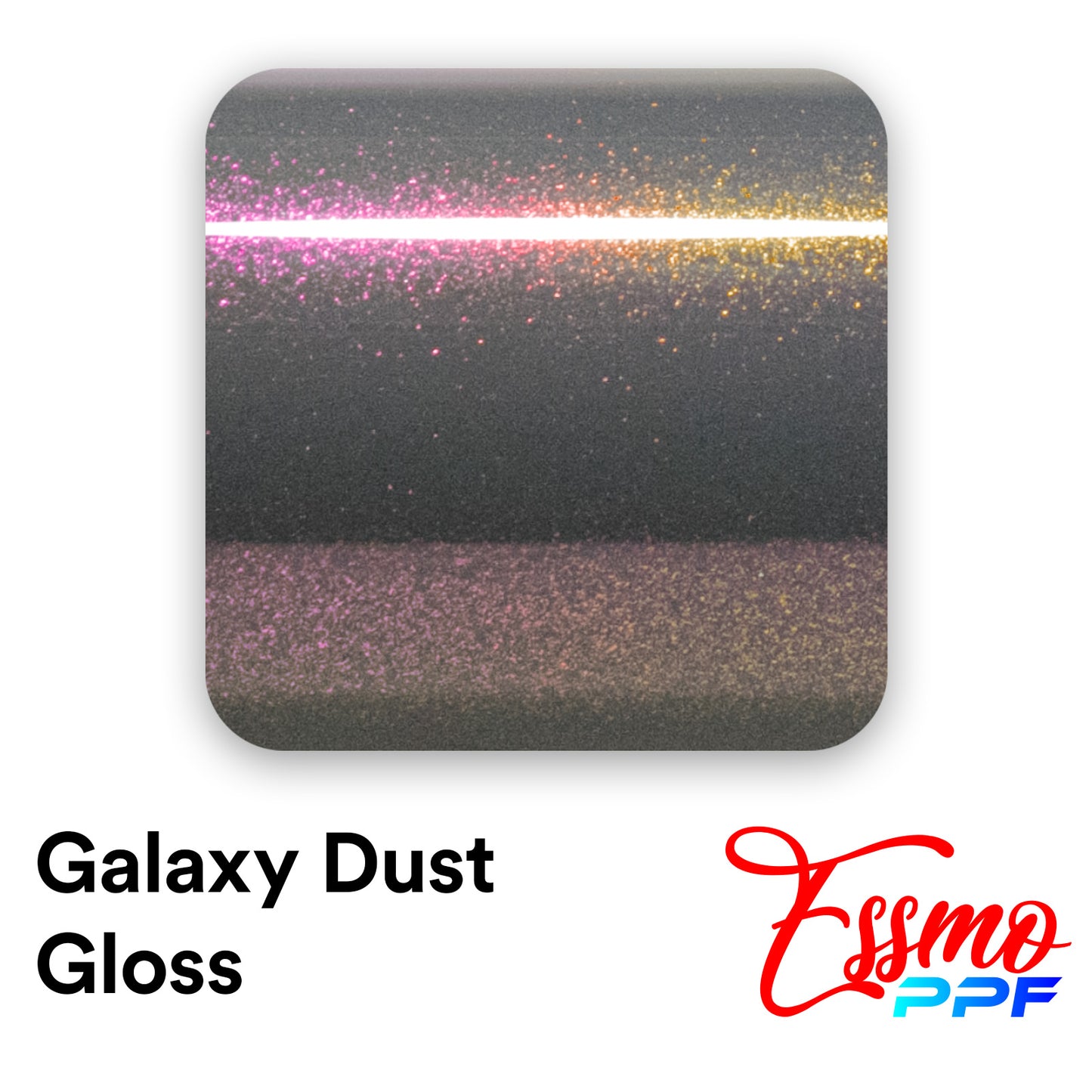 Galaxy Dust Gloss Phantom Gray Red PPF TPU Paint Protection Film Full Roll Special Order