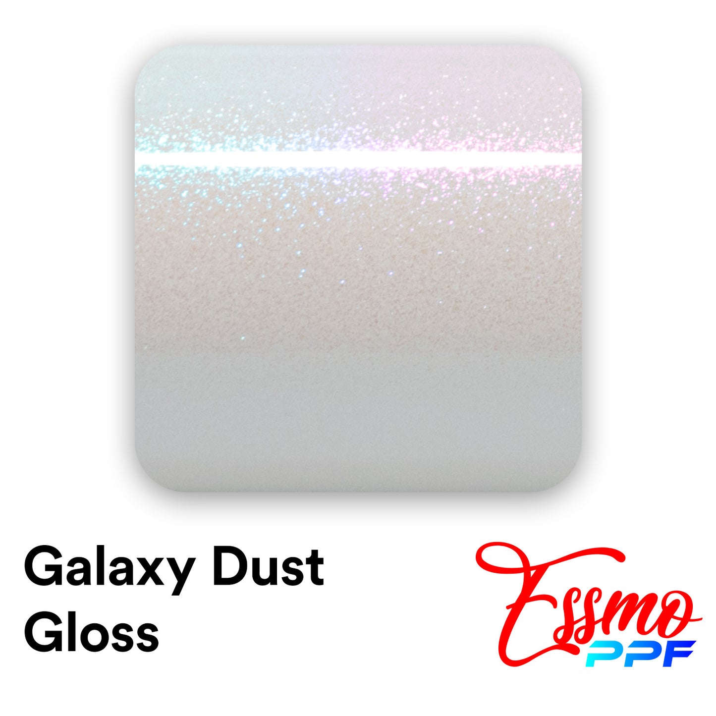 Galaxy Dust Gloss White Blue PPF TPU Paint Protection Film Full Roll Special Order