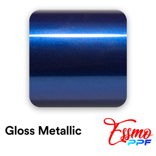 Gloss Metallic Gentian Blue PPF Paint Protection Film TPU Full Roll Special Order