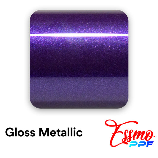 Gloss Metallic Mauvine Blue PPF Paint Protection Film TPU Full Roll Special Order