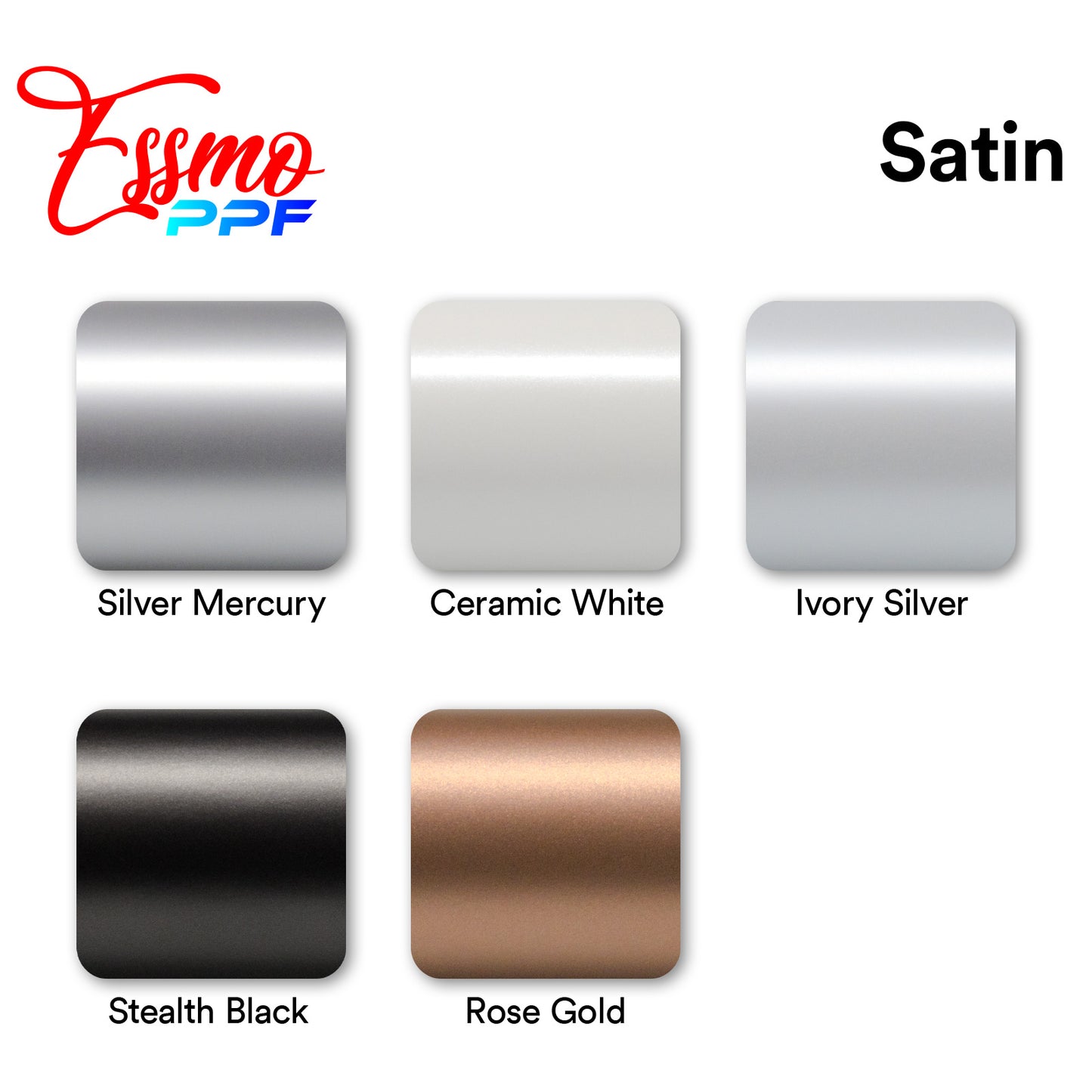 Satin Black PPF TPU Paint Protection Film