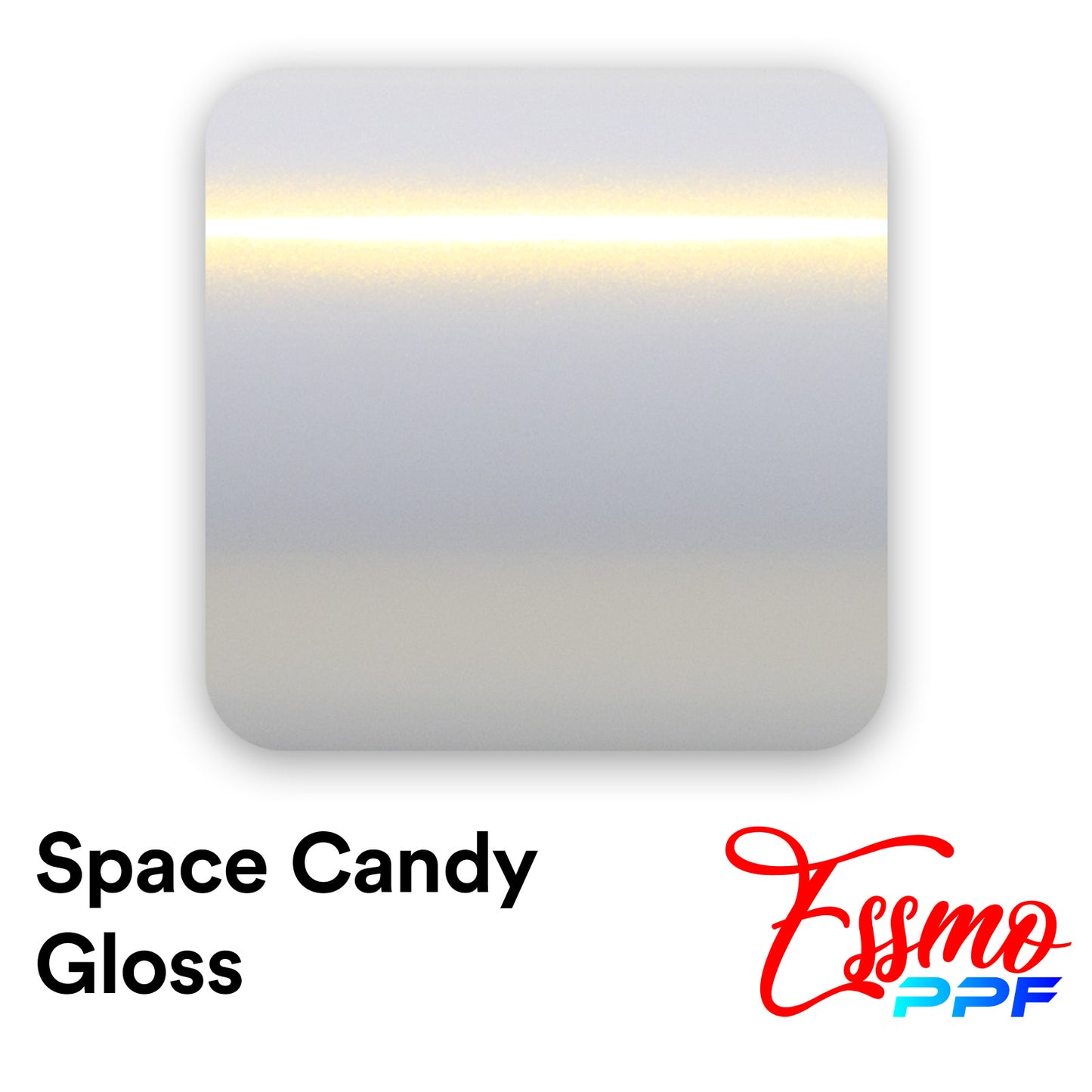 Space Candy Gloss White Gold PPF Paint Protection Film TPU Full Roll Special Order