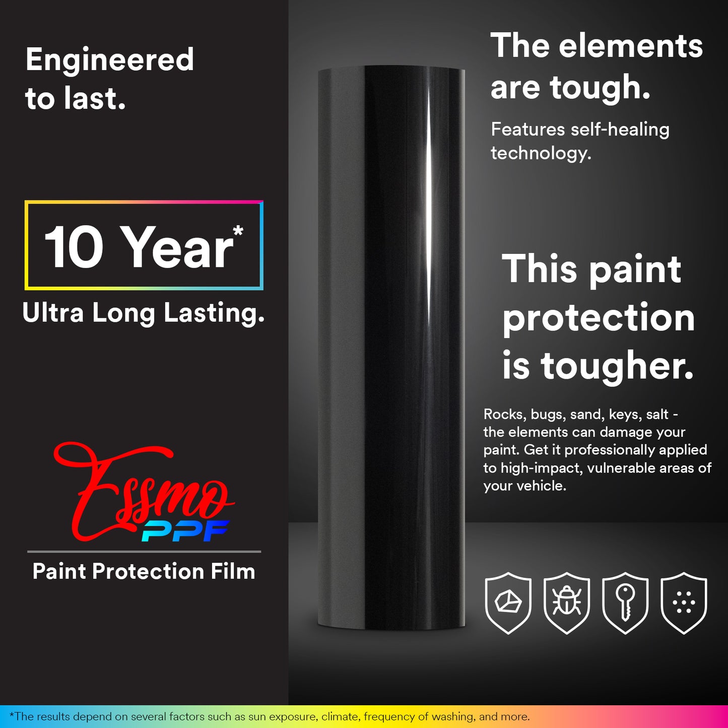 Gloss Shark Gray PPF Paint Protection Film TPU Full Roll Special Order