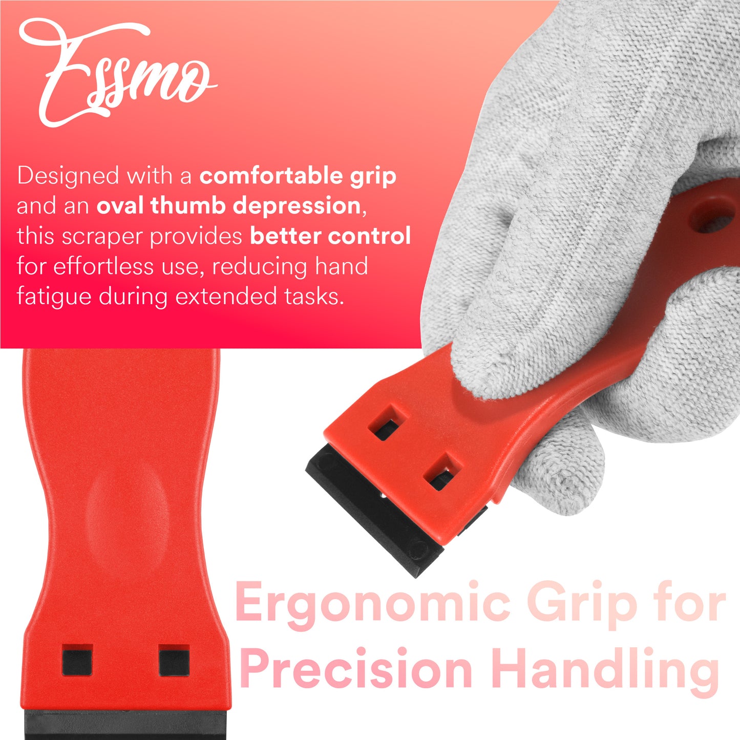 ESSMO Vinyl Wrap Razor Blade Scraper for Vinyl Wrap Tint Adhesive Remover