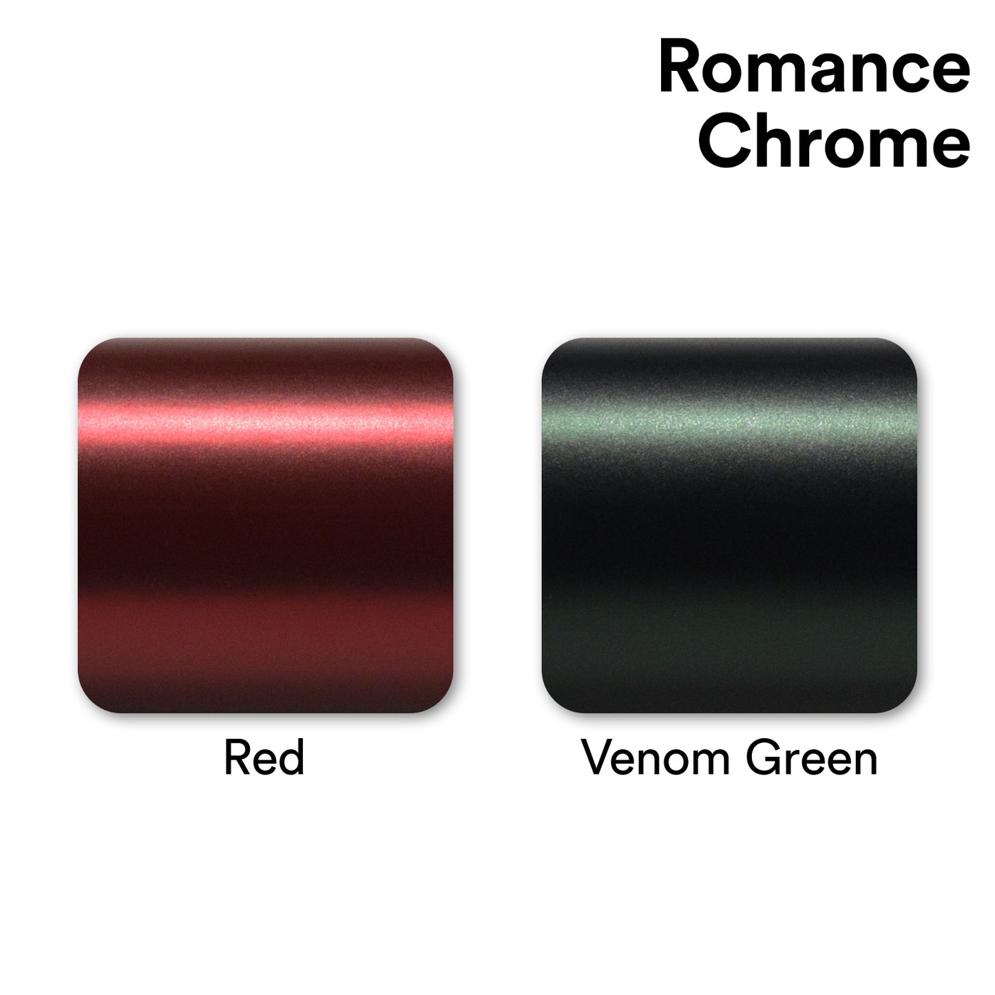 Romance Chrome Venom Green Vinyl Wrap