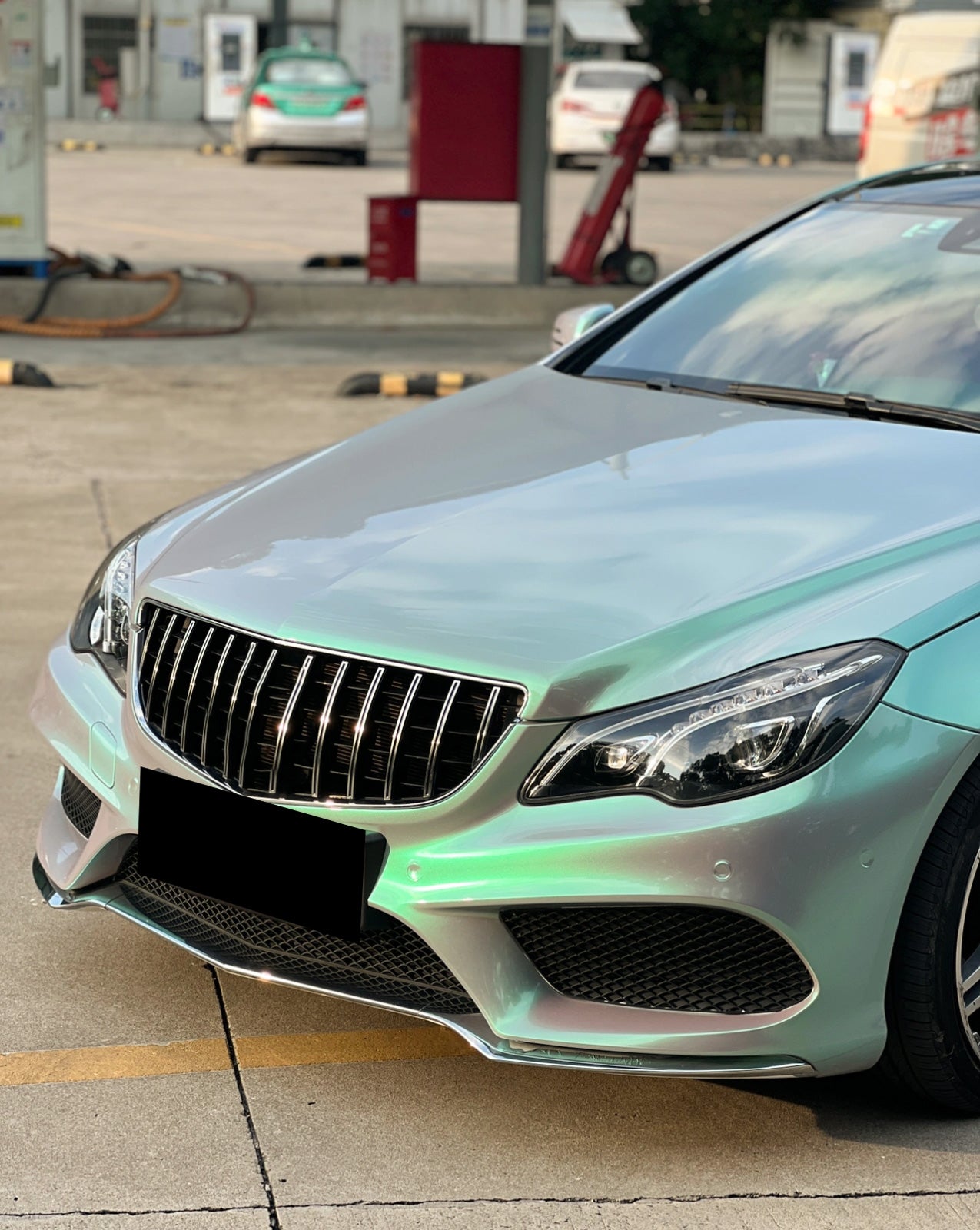 Space Candy Gloss Gray Green Vinyl Wrap