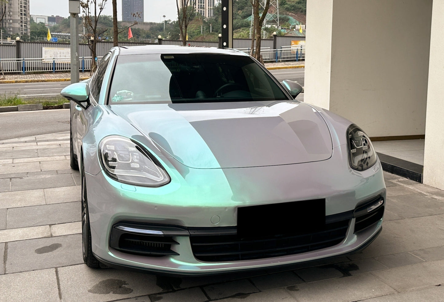 Space Candy Gloss Gray Green Vinyl Wrap