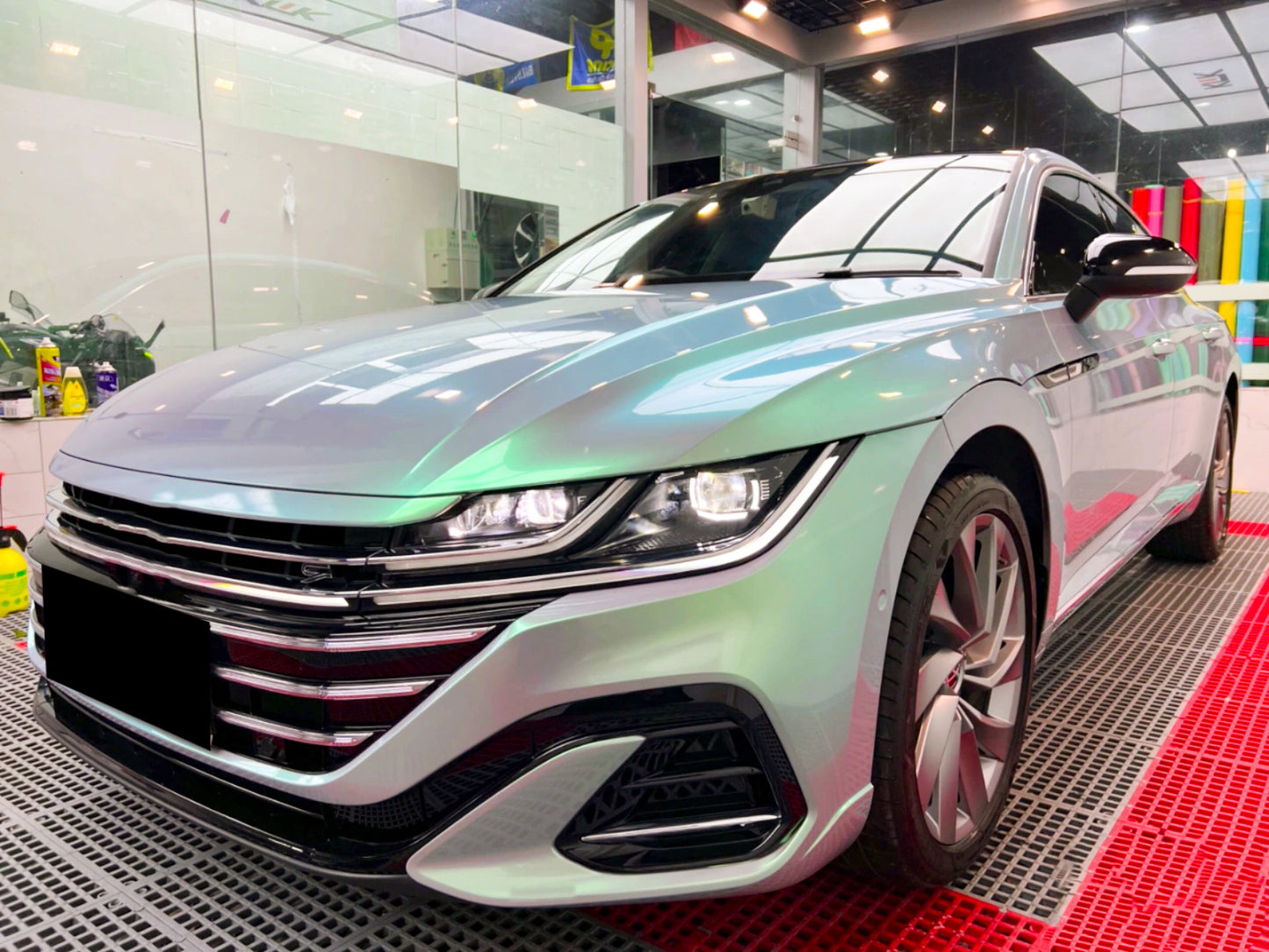 Space Candy Gloss Gray Green Vinyl Wrap