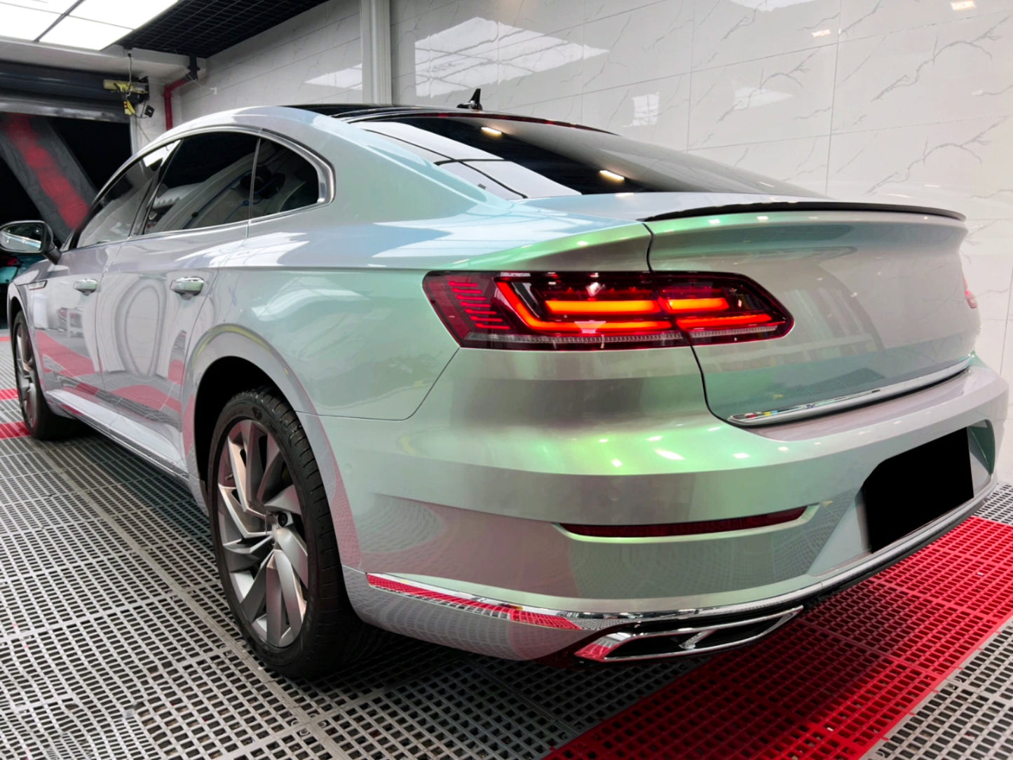 Space Candy Gloss Gray Green Vinyl Wrap