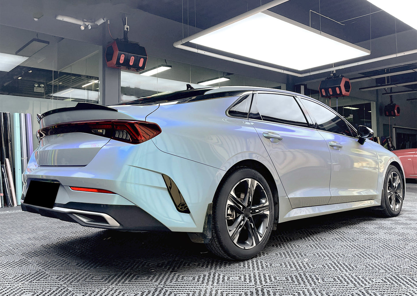 Space Candy Gloss Gray Blue Vinyl Wrap