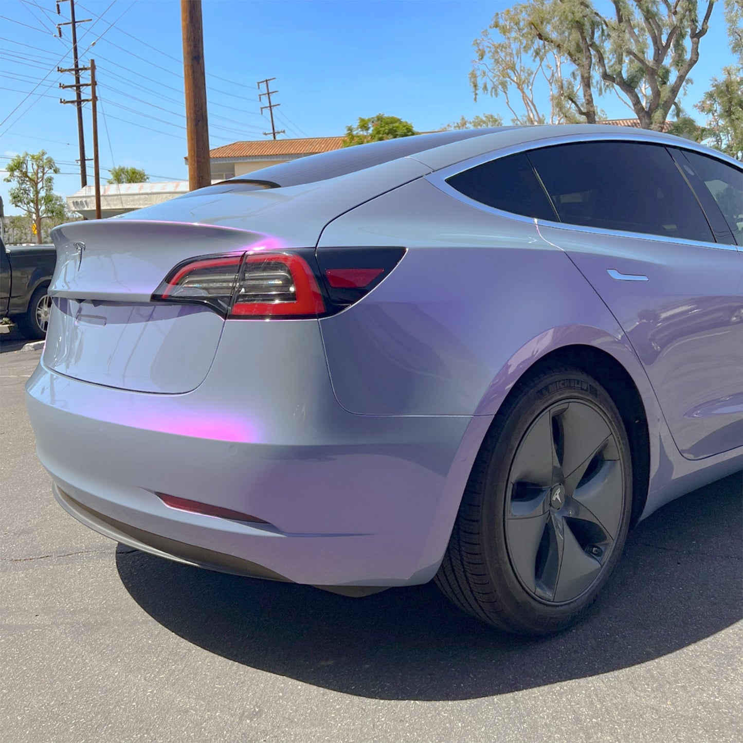 Space Candy Gloss Gray Purple Vinyl Wrap