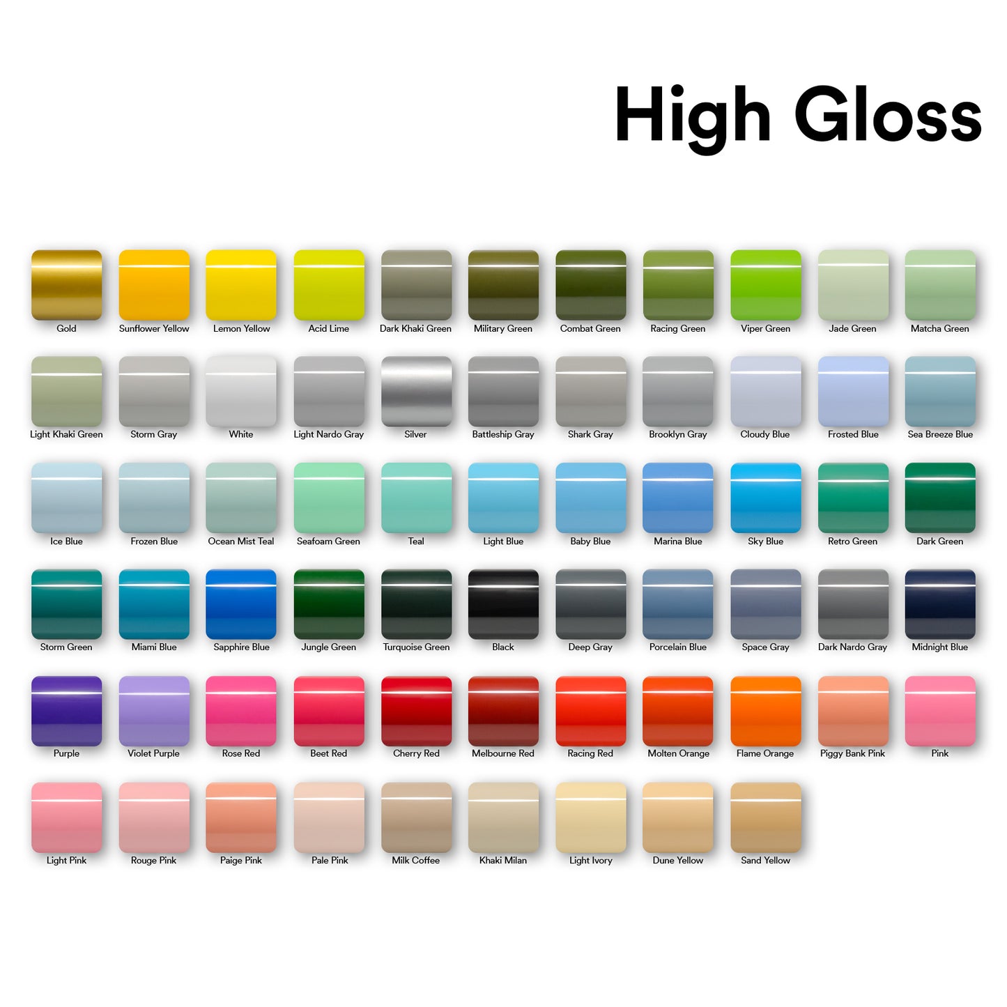 High Gloss Retro Green Vinyl Wrap