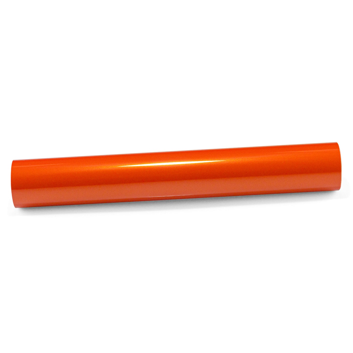 PET Super Gloss Metallic Orange Vinyl Wrap