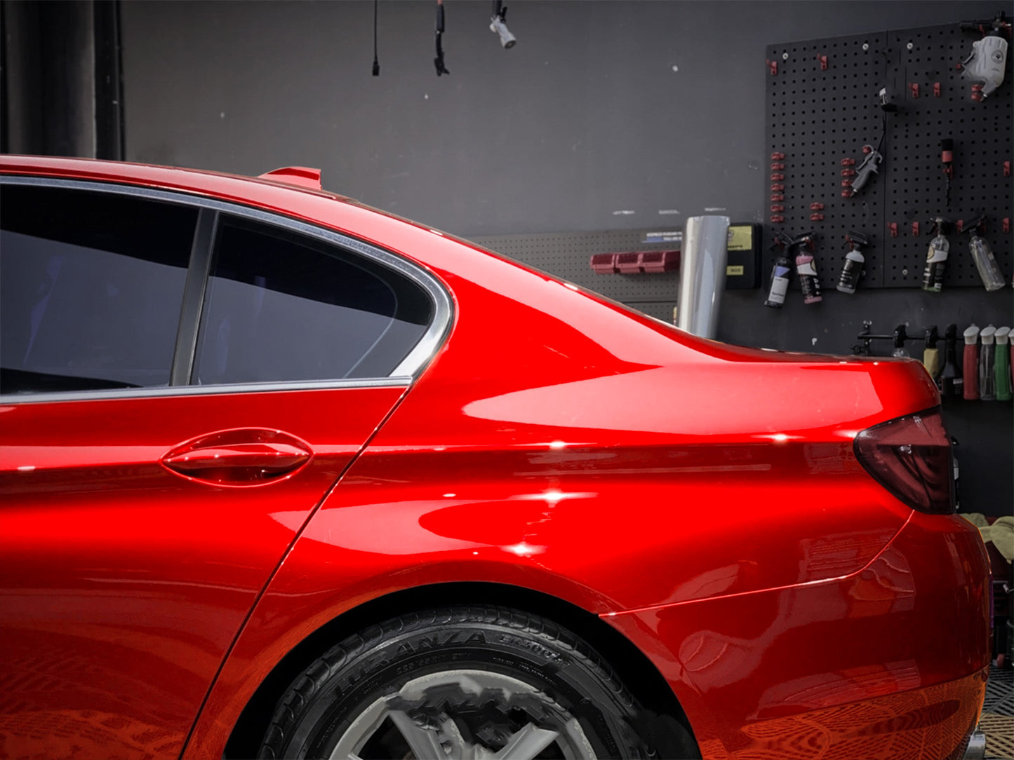 Super Gloss Metallic Soul Red Vinyl Wrap