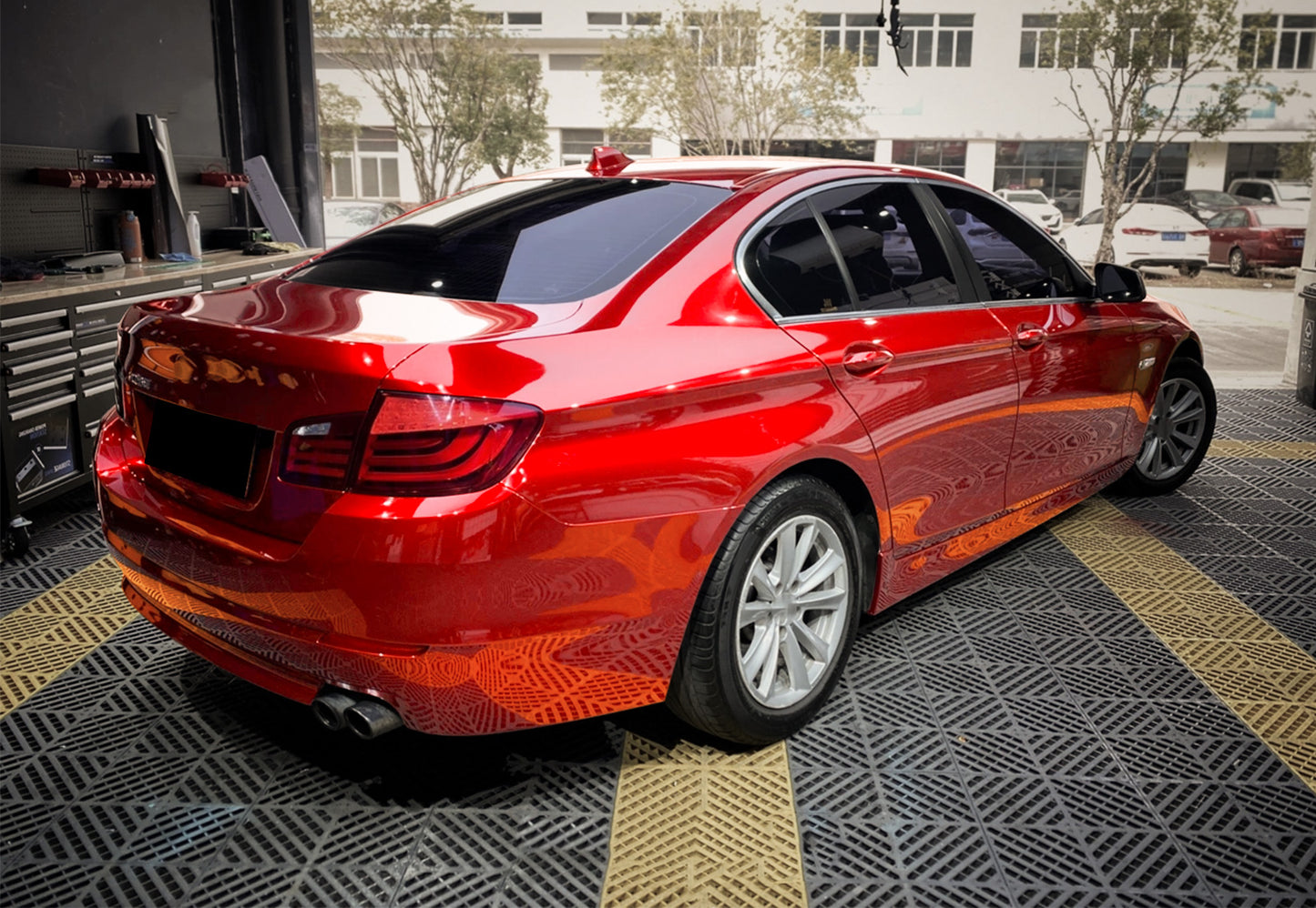 Super Gloss Metallic Soul Red Vinyl Wrap