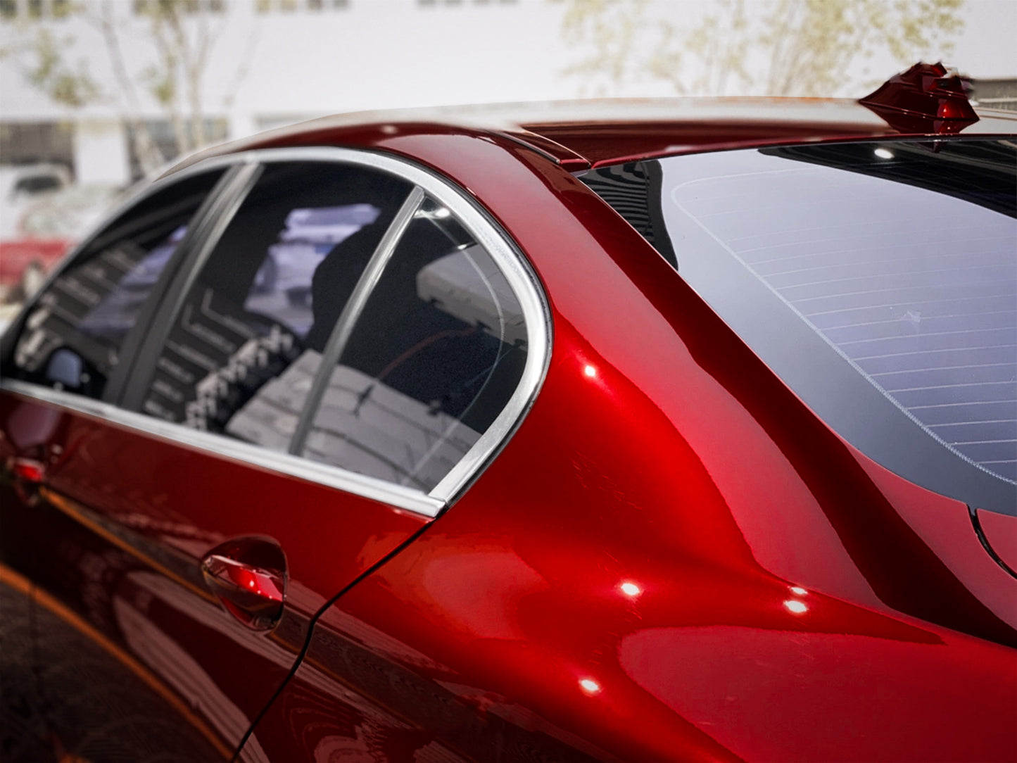 Super Gloss Metallic Cherry Red Vinyl Wrap