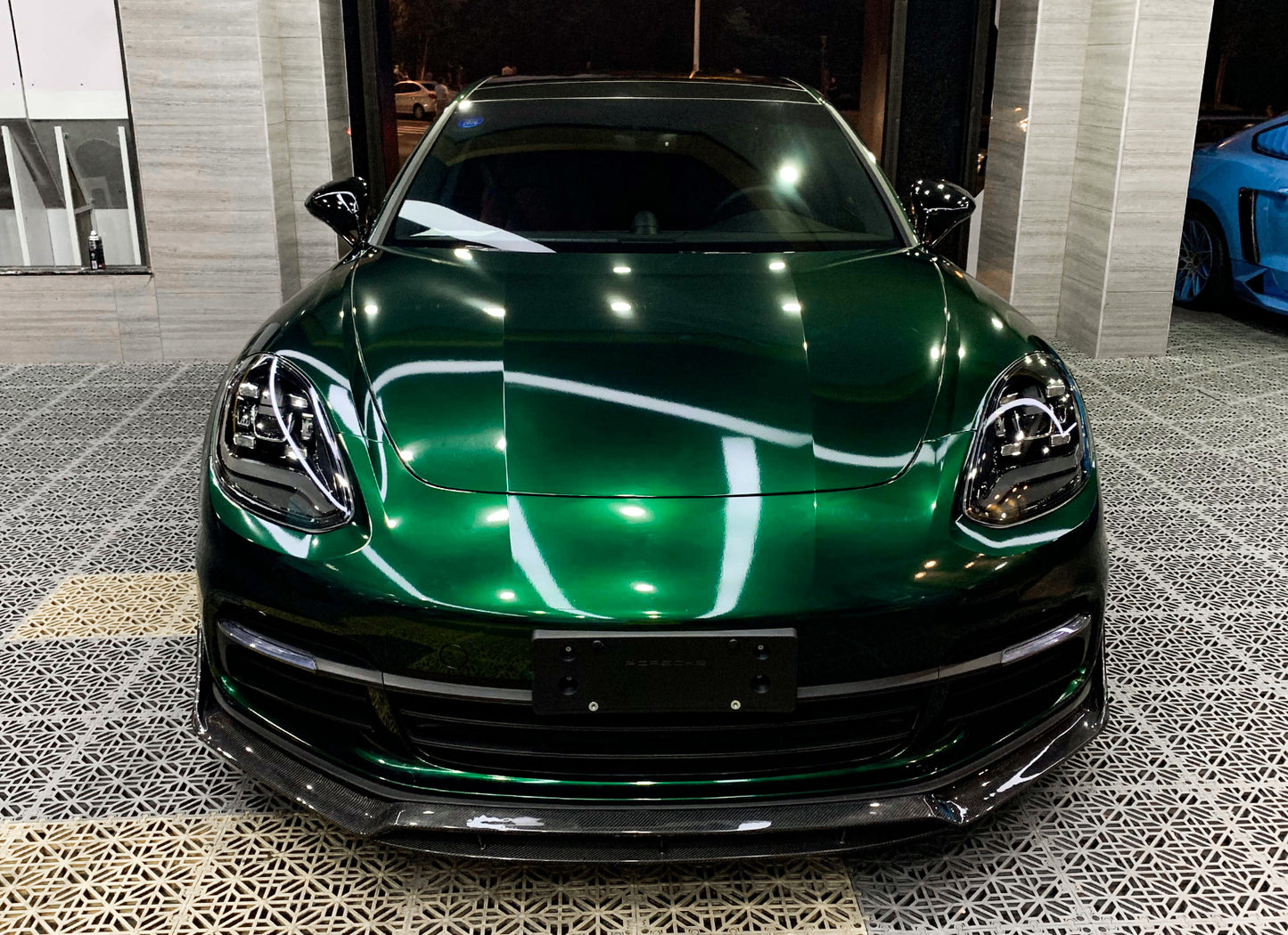 Super Gloss Metallic Agate Green Vinyl Wrap