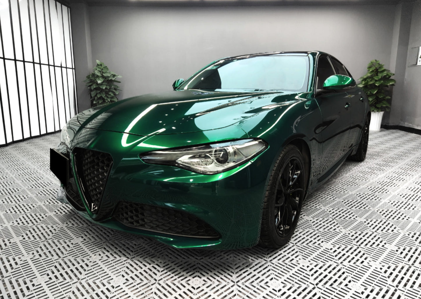 Super Gloss Metallic Agate Green Vinyl Wrap